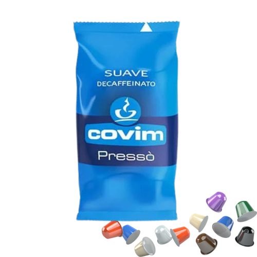 1 buc. Covim Pressó Suave Decaffeinato capsulă de cafea decafeinizată compatibilă cu Nespresso