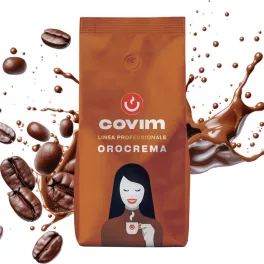   1 kg Caffè Covim Orocrema Espresso Life amestec de boabe de cafea