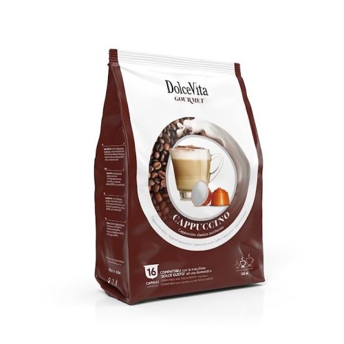 16 bucăți capsule Dolce Vita Cappuccino Dolce Gusto compatibile