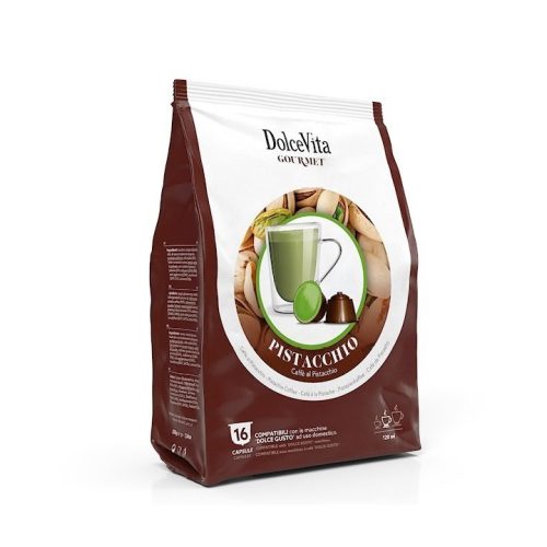 16 bucăți capsule Dolce Vita Fistic Dolce Gusto compatibile