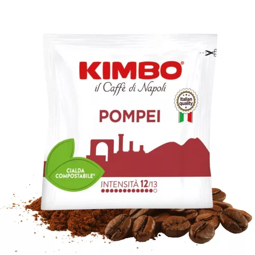 Kimbo Pompei – păstiluță cafea prăjită intens ESE 44 mm  