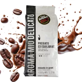   1 kg Caffè Vergnano 1882 Aroma Mio Delicato amestec de boabe de cafea