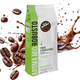   1 kg Caffè Vergnano 1882 Aroma Mio Robusto amestec de boabe de cafea