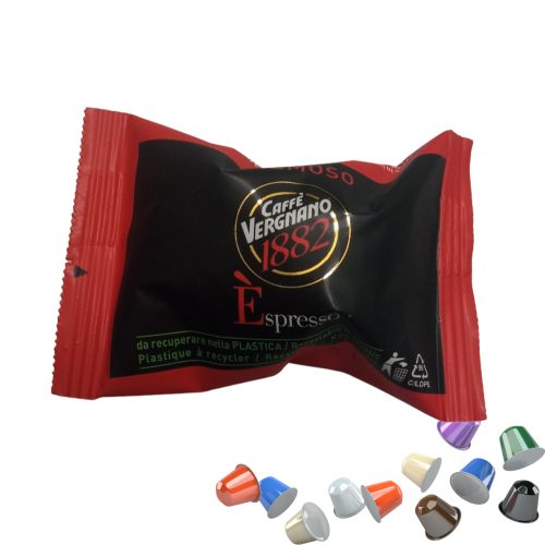 1 buc. Caffè Vergnano 1882 Espresso Cremoso capsulă de cafea compatibilă cu Nespresso