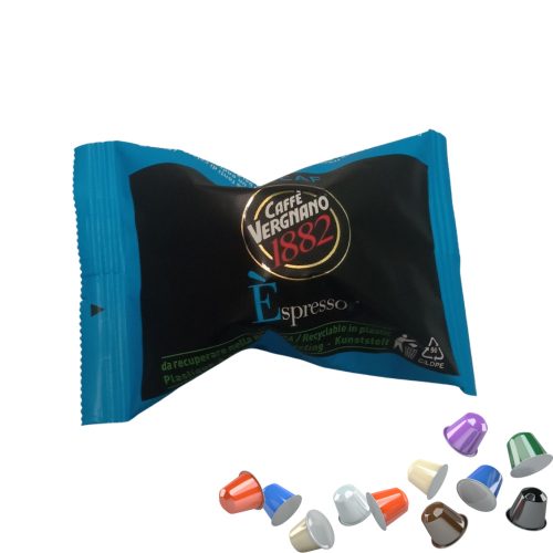 1 buc. Caffè Vergnano 1882 Espresso Decaf capsulă de cafea decafeinizată compatibilă cu Nespresso