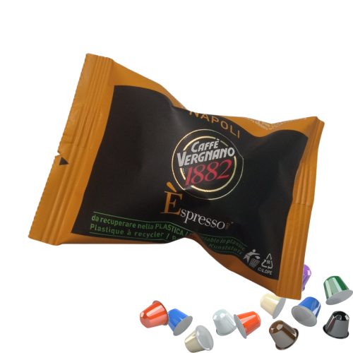 1 buc. Caffè Vergnano 1882 Espresso Napoli capsulă de cafea compatibilă cu Nespresso