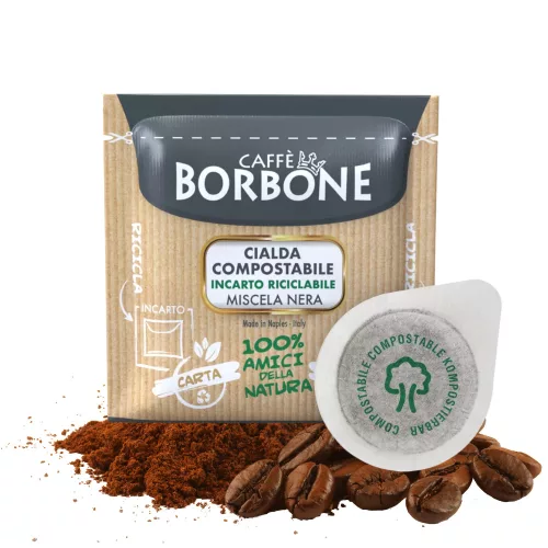 Borbone Nera – păstiluță intensă cu filtru ESE 44 mm  