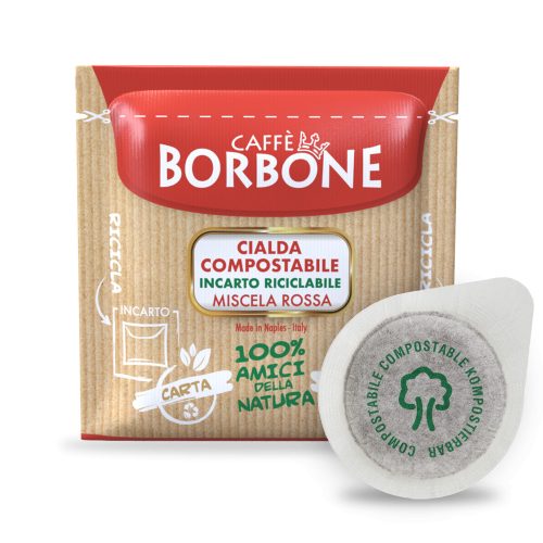 Borbone Red – păstiluță cafea tare ESE 44 mm  