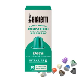 1 Bialetti Deca compatibilă cu Nespresso capsulă de cafea