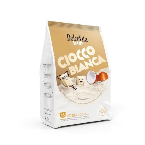 16 bucăți capsule Dolce Vita Cioccobianca Dolce Gusto compatibile