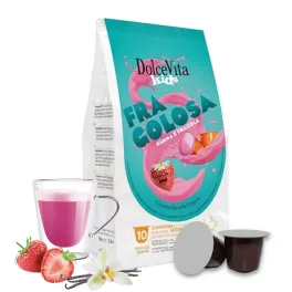   10 bucăți capsule Dolce Vita Fragolosa Nespresso compatibile
