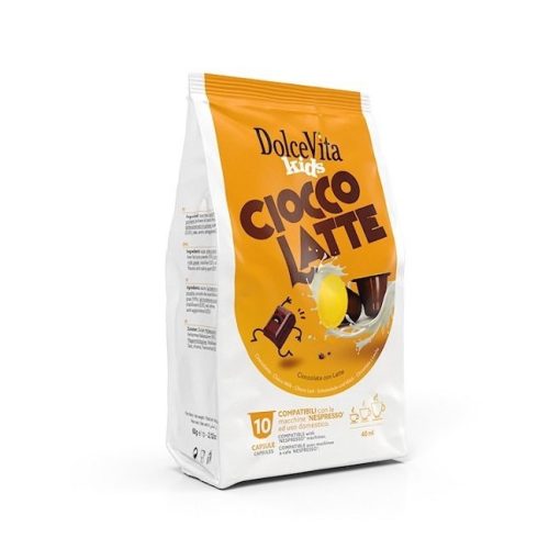 10 bucăți capsule Dolce Vita Cioccolatte Nespresso compatibile