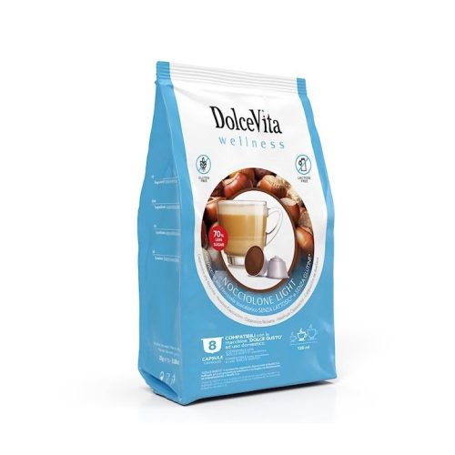 8 bucăți capsule Dolce Vita Nocciolone Light Dolce Gusto compatibile