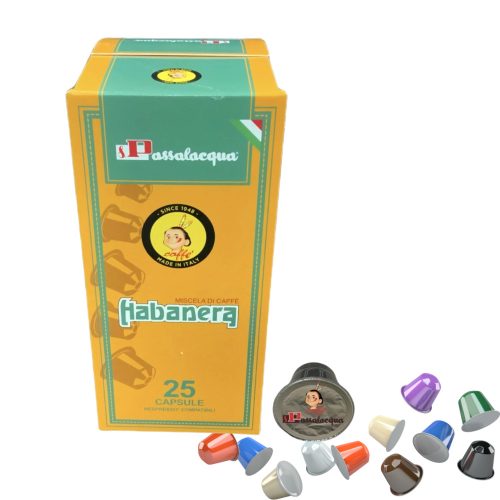 1 bucată Caffé Passalacqua Miscela Habanera capsulă de cafea compatibilă cu Nespresso