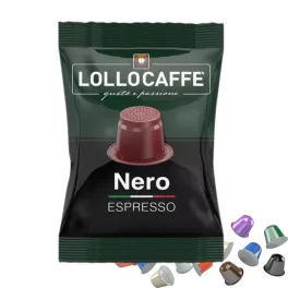   1 capsulă de cafea LolloCaffé Nero compatibilă cu Nespresso