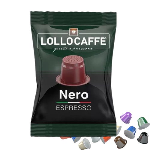 1 capsulă de cafea LolloCaffé Nero compatibilă cu Nespresso