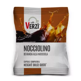 Nocciolino Caffè VERZÌ capsulă de cafea compatibilă Dolce Gusto cu aromă de alună