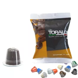   1 buc. Caffè Toraldo GOURMET capsulă de cafea compatibilă cu Nespresso