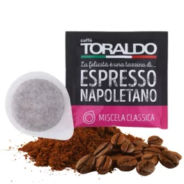 Toraldo Classica – păstiluță clasică espresso ESE 44 mm  
