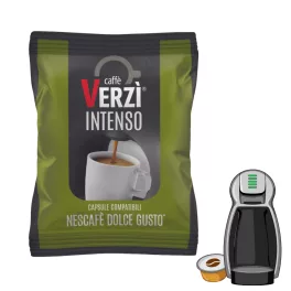   1 buc. Caffè Verzì INTENSO capsulă de cafea compatibilă cu Dolce Gusto