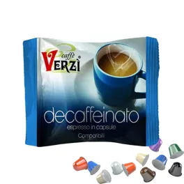   1 buc. Caffè Verzì Decaffeinato capsulă de cafea decafeinizată compatibilă cu Nespresso