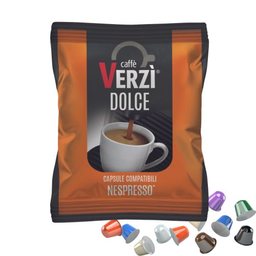 1 buc. Caffè Verzì DOLCE capsulă de cafea compatibilă cu Nespresso