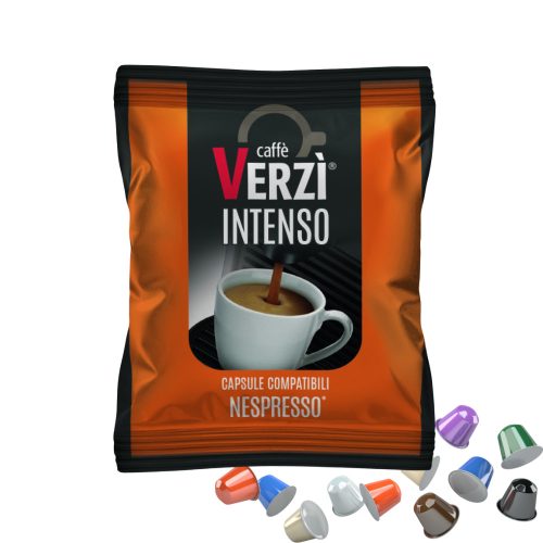 1 buc. Caffè Verzì INTENSO capsulă de cafea compatibilă cu Nespresso