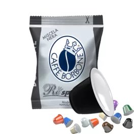   1 buc. Caffè Borbone Miscela Nera Respresso capsulă de cafea compatibilă cu Nespresso