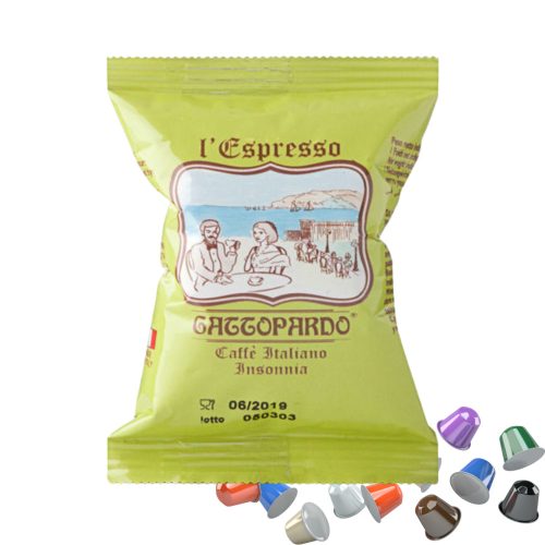 1 buc. l’Espresso Gattopardo Caffè Italiano Insonnia capsulă de cafea compatibilă cu Nespresso