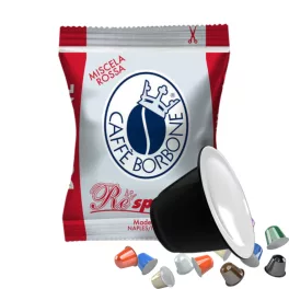   1 buc. Caffè Borbone Miscela Rossa Respresso capsulă de cafea compatibilă cu Nespresso