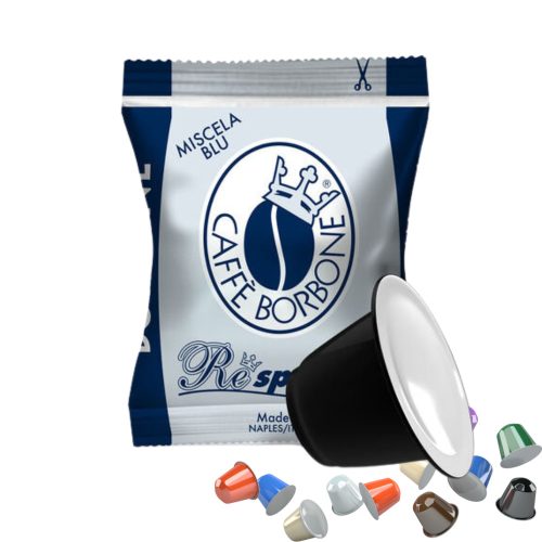 1 buc. Caffè Borbone Miscela Blu Respresso capsulă de cafea compatibilă cu Nespresso