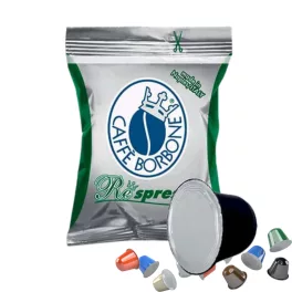   1 buc. Caffè Borbone Respresso Decaf capsulă de cafea decafeinizată compatibilă cu Nespresso