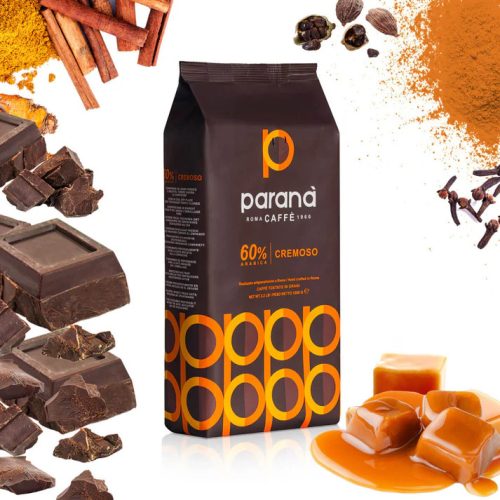 CAFFE PARANA Cremoso boabe de cafea prăjită din Italia