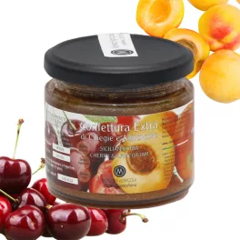   Dulceață extra de cireșe și caise din Sicilia pentru gurmanzi