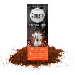 Cafea măcinată Bialetti Perfetto Moka cu aromă de caramel 250g