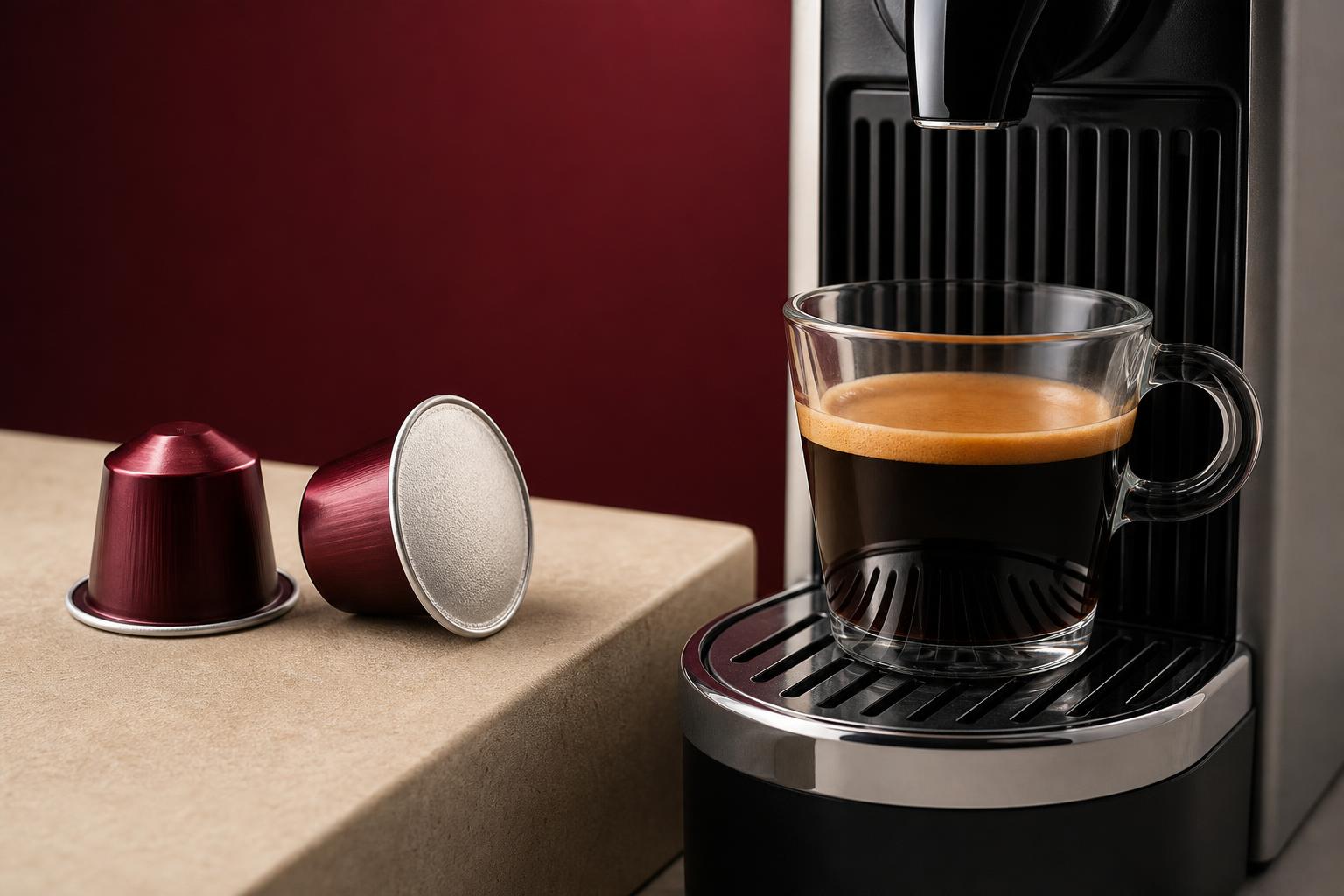 Espresso echilibrat cu capsule compatibile Nespresso