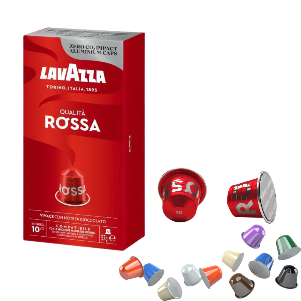 Lavazza 1 capsulă de cafea compatibilă Qualitá Rossa Nespresso